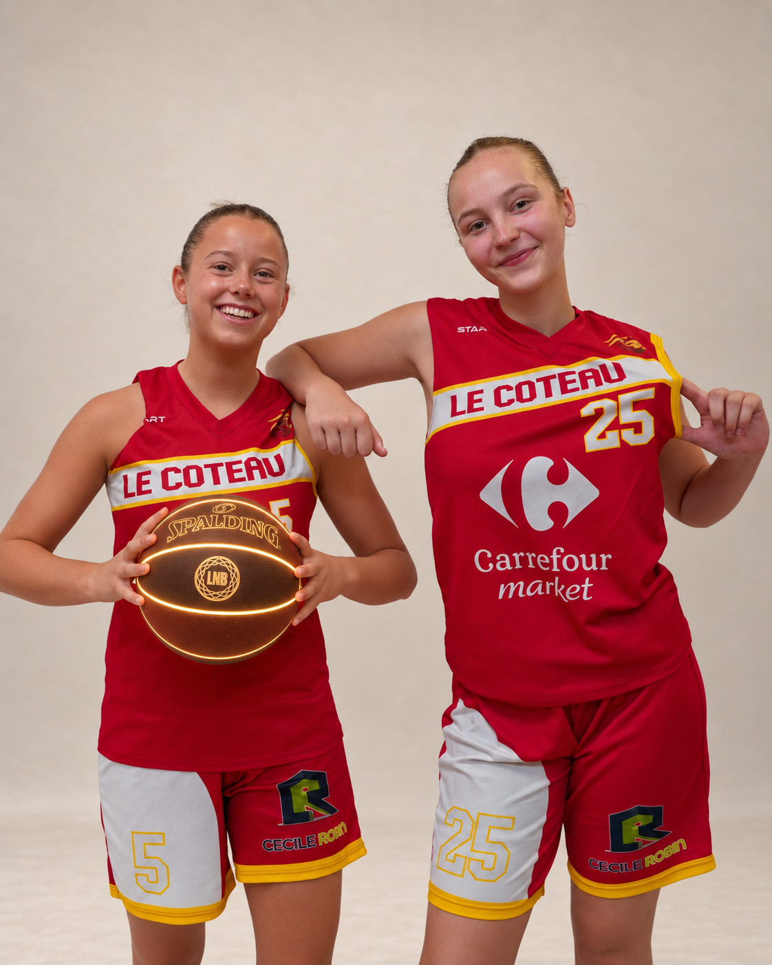 Media Day Le Coteau Basket — portrait de joueur réalisé par Avec Passion